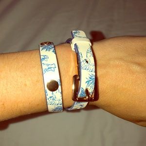 Reversible Tory Burch wrap bracelet
